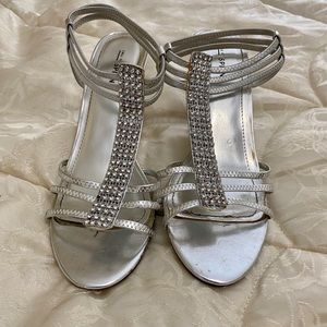 Silver heels